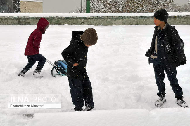 بارش برف پاییزی در تهران/ 2