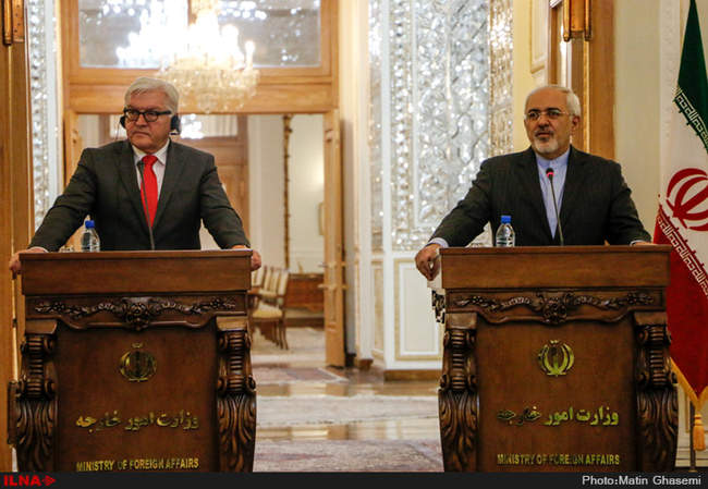 دیدار محمد جواد ظریف وزیر امور خارجه کشورمان با فرانک والتر اشتن مای