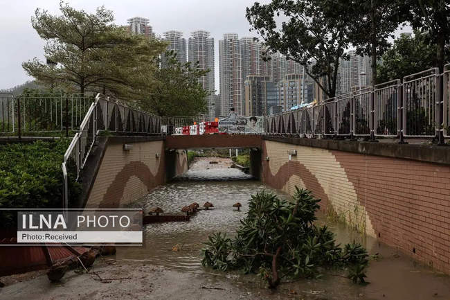 تصاویری از خسارات طوفان راگاسا در جنوب چین 