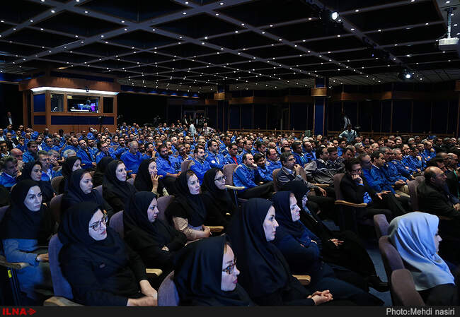 مراسم افتتاح و بهره برداری دو خط خودرو گروه صنعتی ایران خودرو با حضور رئیس جمهور