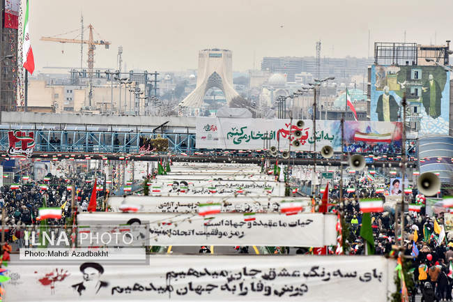 مراسم  راهپیمایی ۲۲ بهمن در تهران (1)