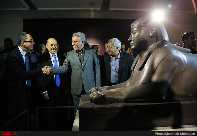 The Louvre at Tehran opens in presence of French FM