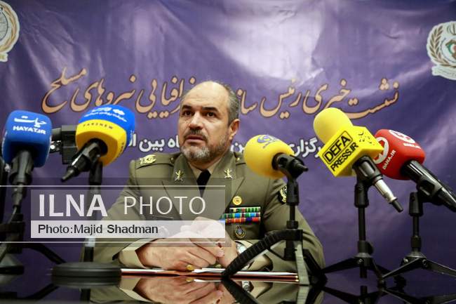 نشست خبری رئیس سازمان جغرافیایی وزارت دفاع 