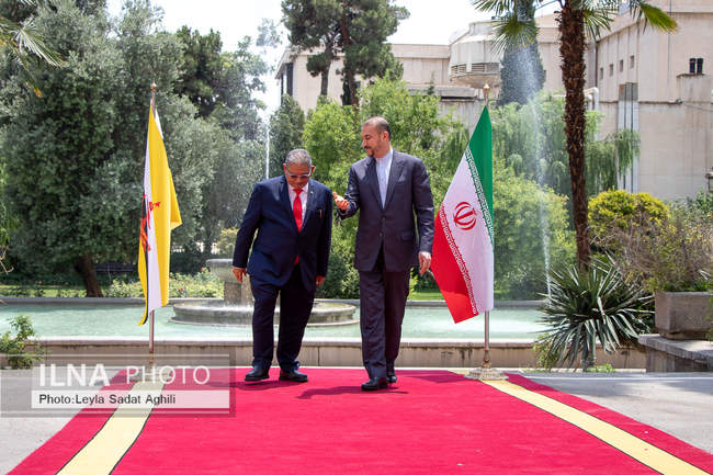 دیدار امیرعبداللهیان با وزیر امور خارجه برونئی دارالسلام