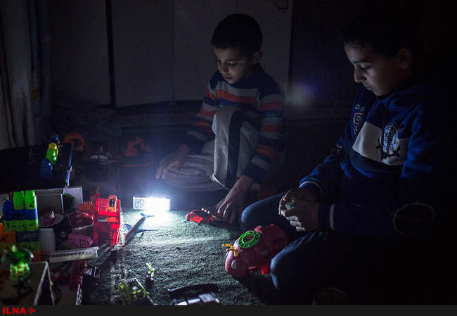 غزه در تاریکی