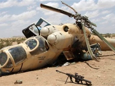 سقوط یک فروند بالگرد در «آمرلی» عراق

