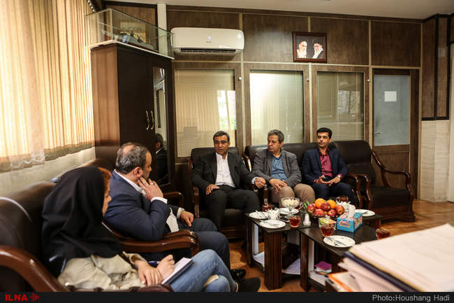 حضور غلامحسین مظفری مدیرعامل منطقه آزاد کیش در ایلنا