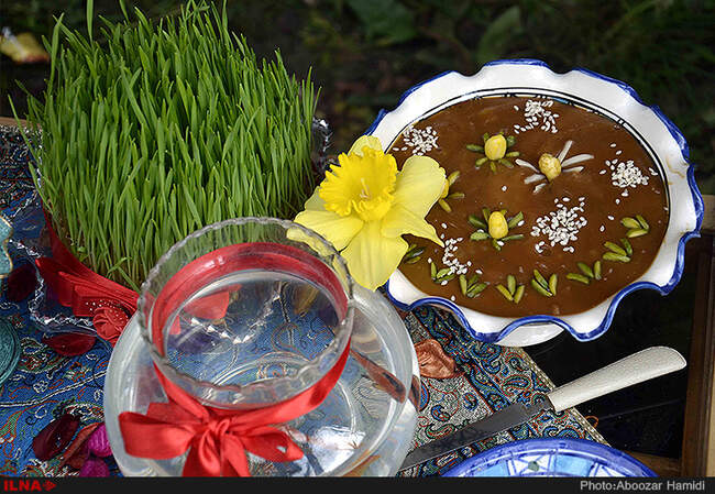 برگزاری جشنواره سمنو پزان در روستای اسطلخ جان رودبار گیلان