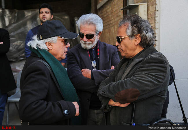 مراسم تشییع پیکر جمشید الوندی فیلم بردار پیشکسوت سینمای ایران