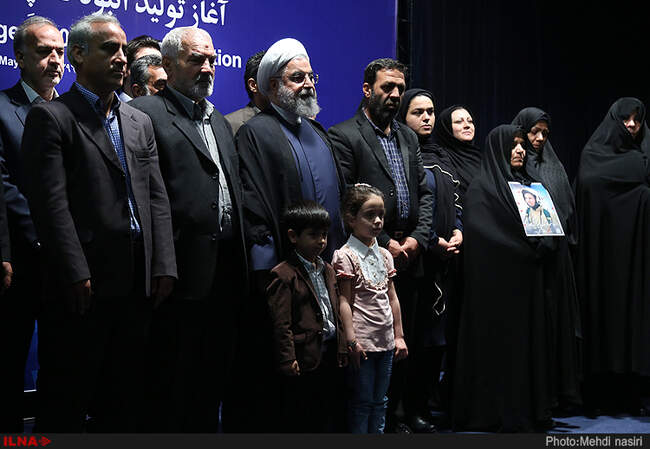 مراسم افتتاح و بهره برداری دو خط خودرو گروه صنعتی ایران خودرو با حضور رئیس جمهور