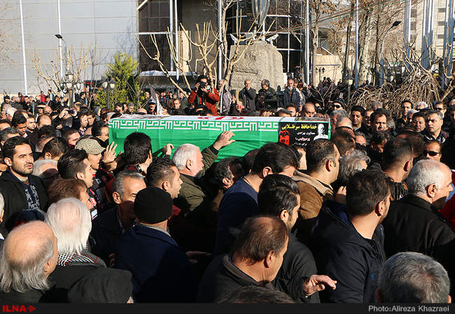 تشییع پیکر همایون بهزادی