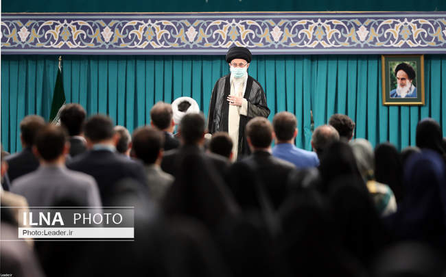 دیدار نخبگان و استعدادهای برتر تحصیلی با رهبر انقلاب