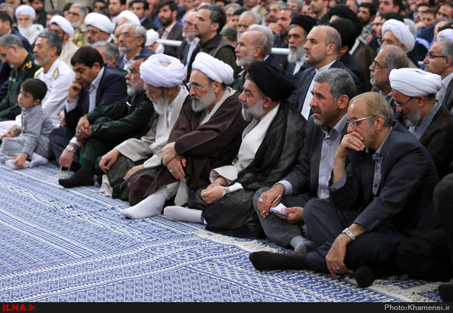 دیدار مسئولان نظام و سفرای کشورهای اسلامی با رهبر انقلاب