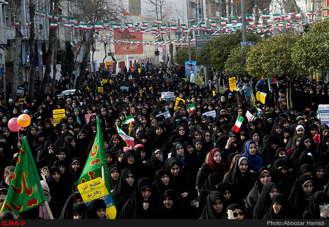 راهپیمایی یوم الله 22 بهمن در رشت/5