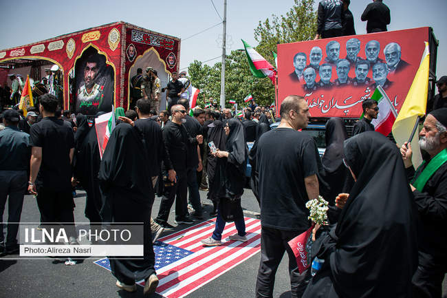  مراسم تشییع شهدای اقتدار - تهران/ 3 