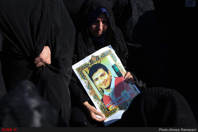 مراسم اولین سالگرد شهدای آتش نشان حادثه پلاسکو