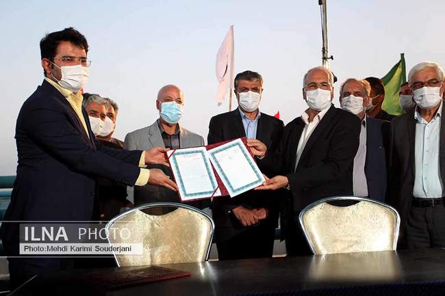 افتتاح پروژه بزرگ مجموعه پلهای شهید سلیمانی اصفهان توسط وزیر راه و ش