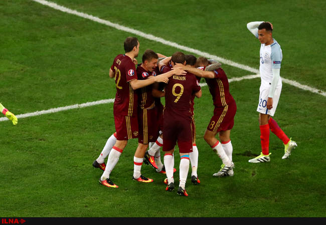 انگلیس 1-1 روسیه