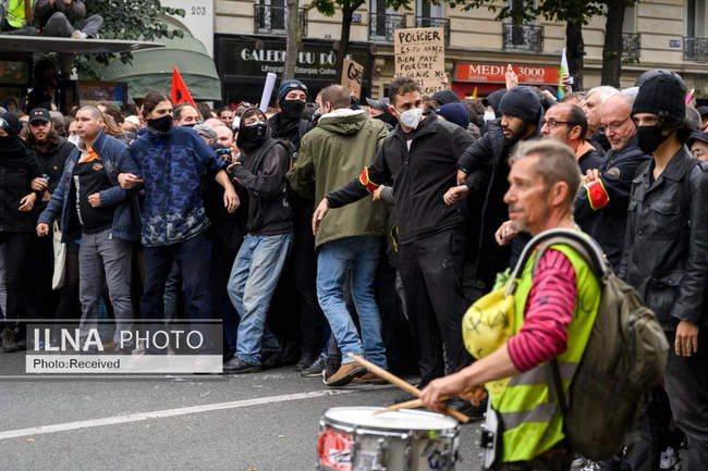 ادامه اعتراضات در فرانسه به گرانی و تورم 