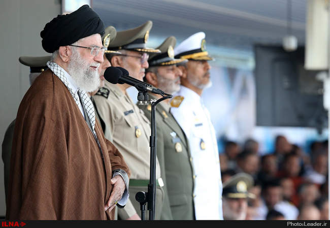 مراسم دانش آموختگی دانشجویان دانشگاههای افسری ارتش-نوشهر 