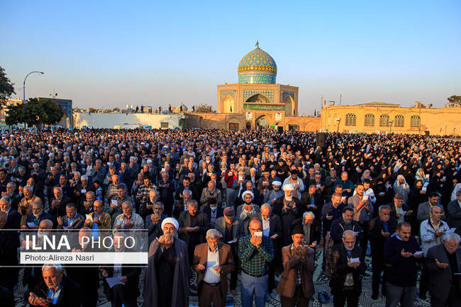 اقامه نماز باران در قزوین از دریچه دوربین ایلنا