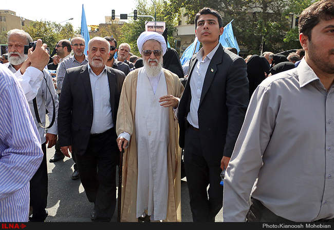 مراسم تشییع پیکر جان‌ باختگان فاجعه منا در تهران/2