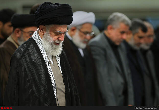 دومین روز مراسم سوگواری حضرت امیرالمؤمنین (ع) با حضور رهبر انقلاب