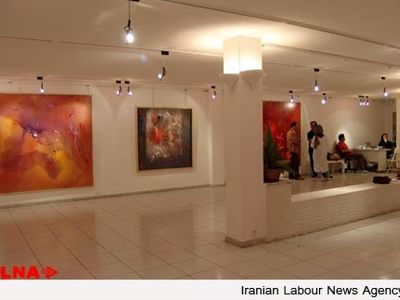 نمایش نقاشی­‌های الهه حیدری در گالری اثر 