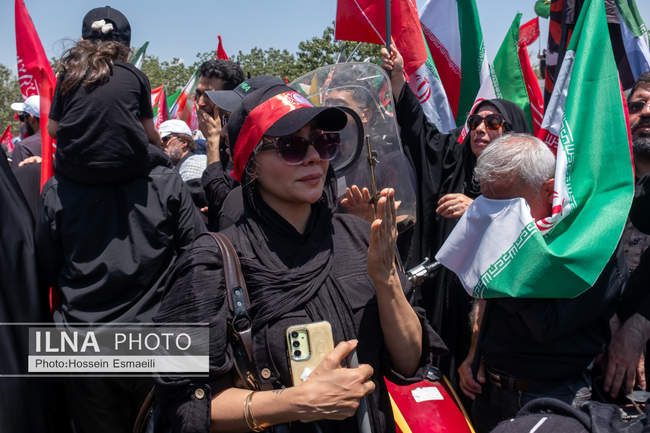 Funeral ceremony of the martyred revolutionary leader