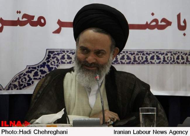 نشست خبری آیت الله حسینی بوشهری