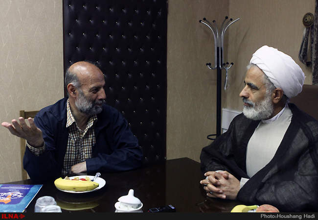 دیدار دبیر کل وهیت اجرایی خانه کارگر با حجت الاسلام مجید انصاری معاو�