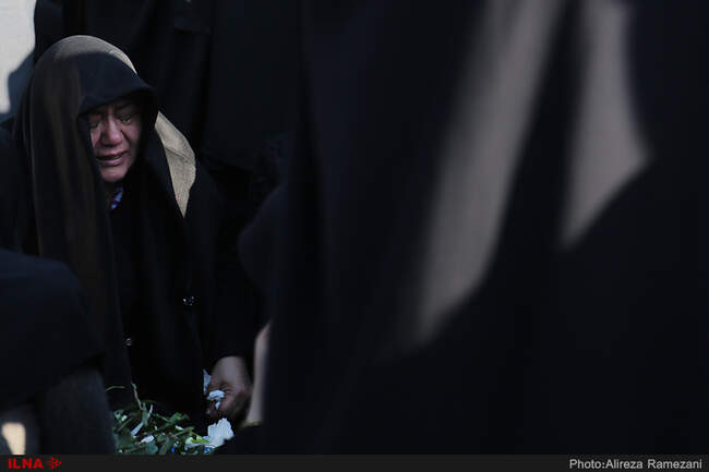 مراسم اولین سالگرد شهدای آتش نشان حادثه پلاسکو