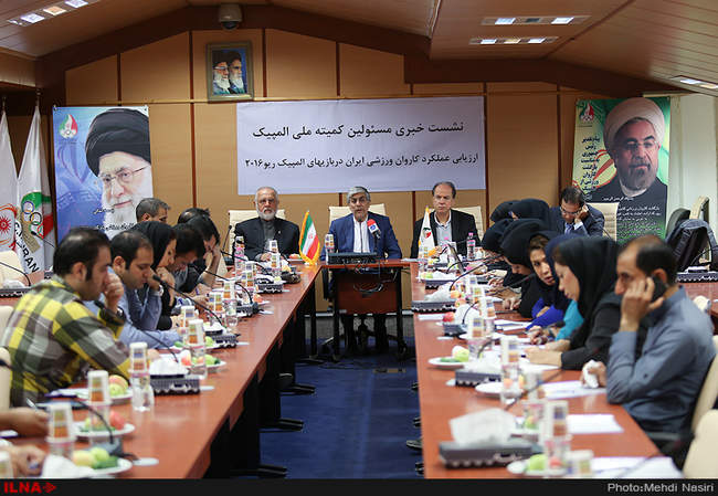 نشست خبری کیومرث هاشمی، رئیس کمیته ملی المپیک