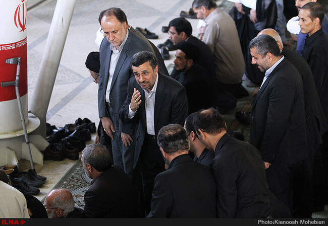 مراسم تشییع پیکر آیت الله خزعلی