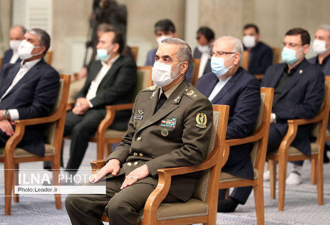 دیدار رئیس‌جمهور و اعضاء هیئت دولت با رهبر انقلاب