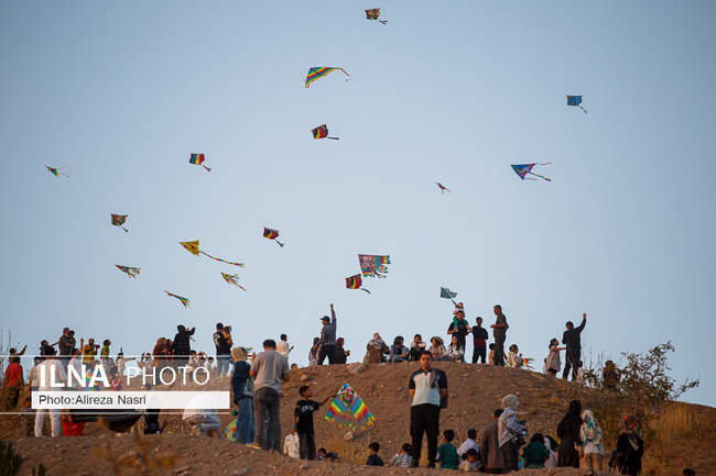 جشنواره پرواز بادبادک‌ها در قزوین