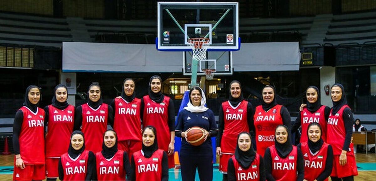 چهارمین برد زنان بسکتبال ایران مقابل اردن
