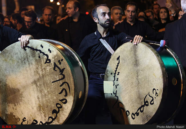 عزاداری شب عاشورای حسینی در تهران