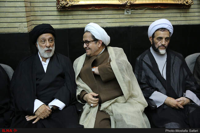 مراسم ترحیم آیت‌الله مروارید
