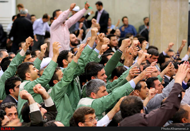 دیدار کارگران با رهبر انقلاب اسلامی