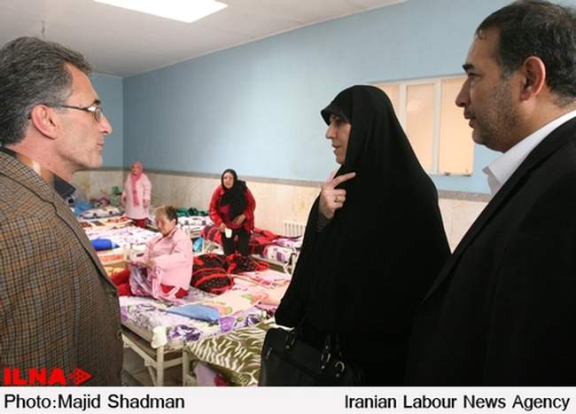 بازدید شهیندخت مولاوردی، معاونت امور زنان و خانواده ریاست جمهوری، ا