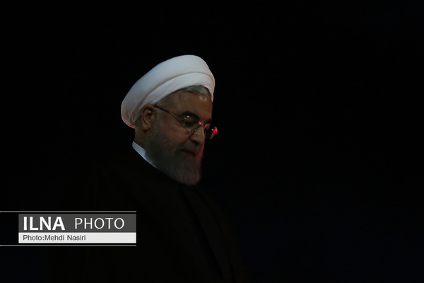 حضور روحانی، واعظی و آذری جهرمی در مراسم راهپیمایی ۲۲ بهمن 