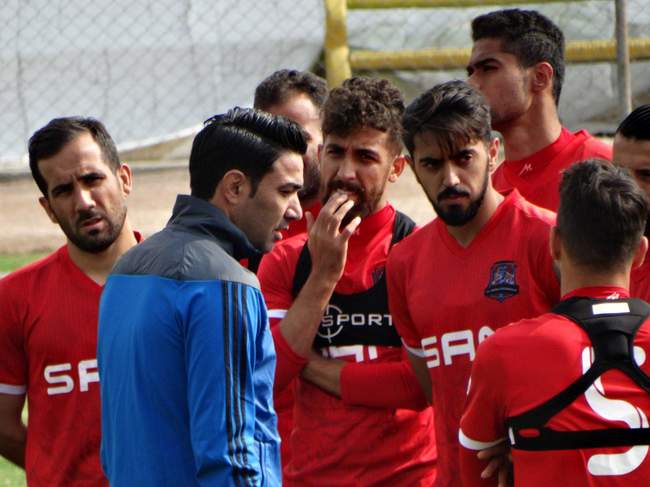 گزارش تصویری تمرین امروز نساجی