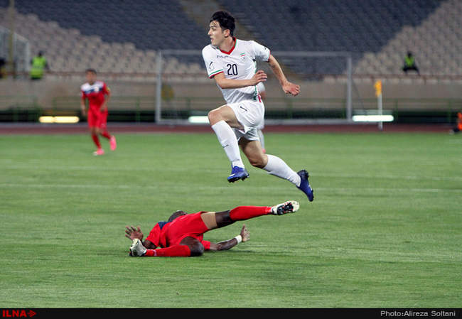 دیدار دوستانه فوتبال ایران۶-قرقیزستان۰