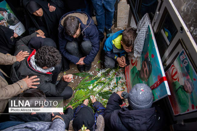 تشییع پیکر شهید مقاومت ملی در قزوین به روایت تصویر