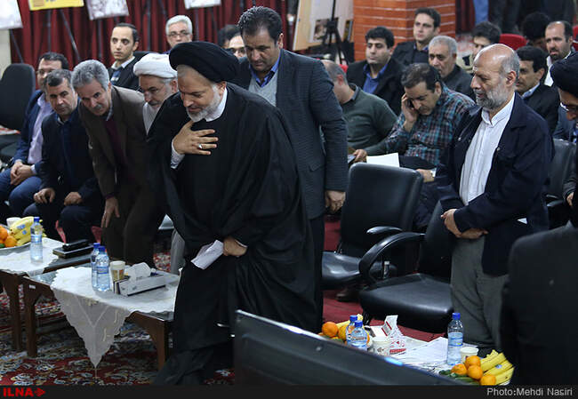  علیرضا محجوب در جمع دانشجویان دانشگاه ورامین