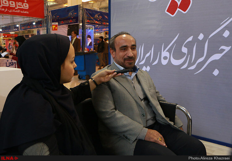چهارمین روز نمایشگاه مطبوعات و خبرگزاری‌ها - غرفه ایلنا /1