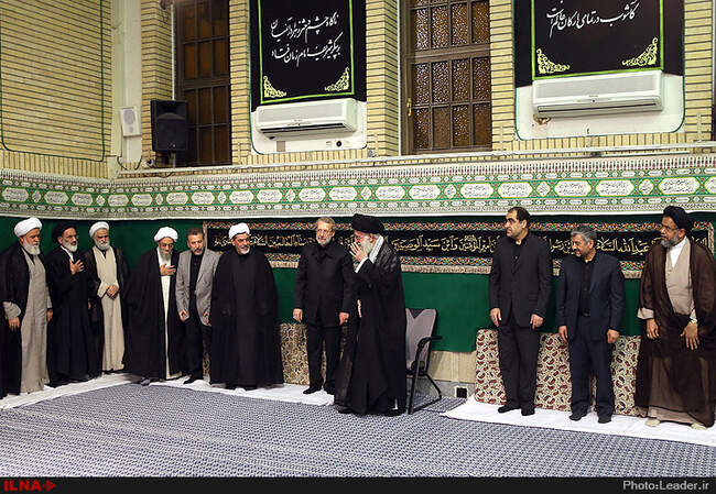 مراسم عزاداری شام غریبان در حسینیه امام خمینی