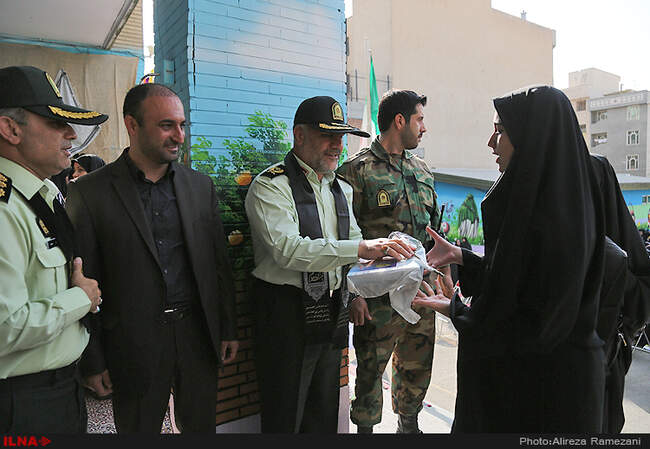گزارش تصویری از آیین بازگشایی مدارس با حضور سردار رحیمی