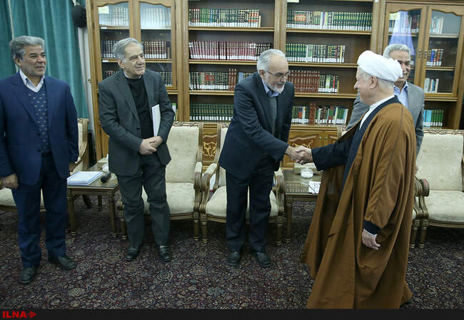 دیدار رئیس، دبیرکل و اعضای شورای سیاستگذاری کیفیت کشور با آیت‌الله هاشمی رفسنجانی